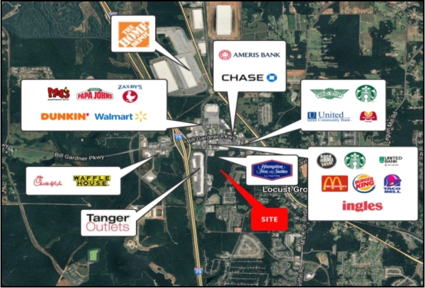 Listing Image #2 - Land for sale at Stanley K Tanger Blvd & Bill Gardner Pkwy, Locust Grove GA 30248