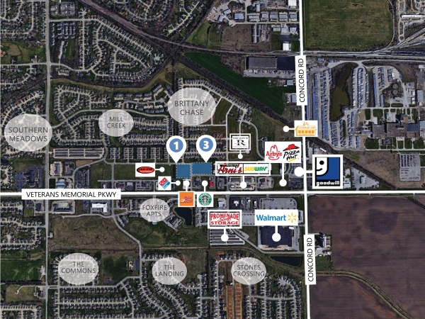 Listing Image #1 - Land for sale at Concord Road & Daugherty Drive, Lafayette IN 47909
