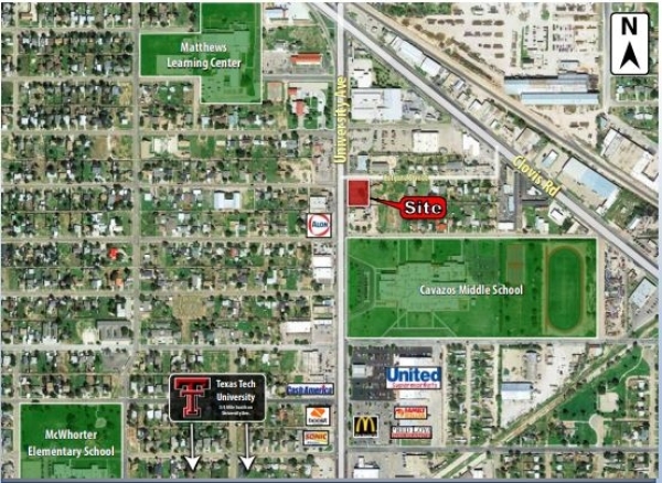 Listing Image #1 - Land for sale at 308 N University Ave, Lubbock TX 79415