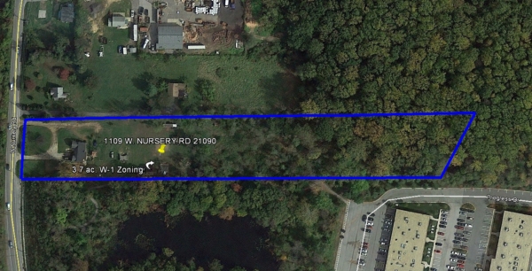 Listing Image #1 - Land for sale at 1109 W Nursery Road, Linthicum Heights MD 21090