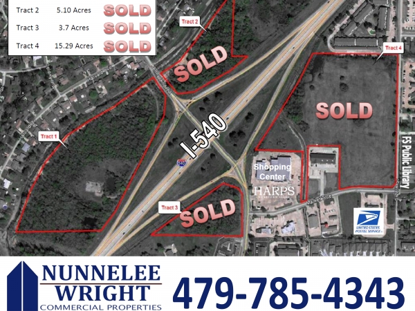 Listing Image #1 - Land for sale at Interstate 540 & Jenny Lind Rd, Fort Smith AR 72908